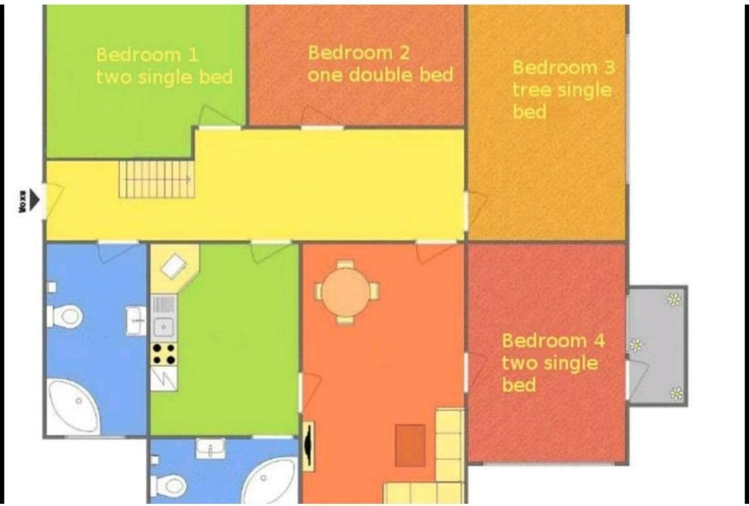 Center 4-bedroom *